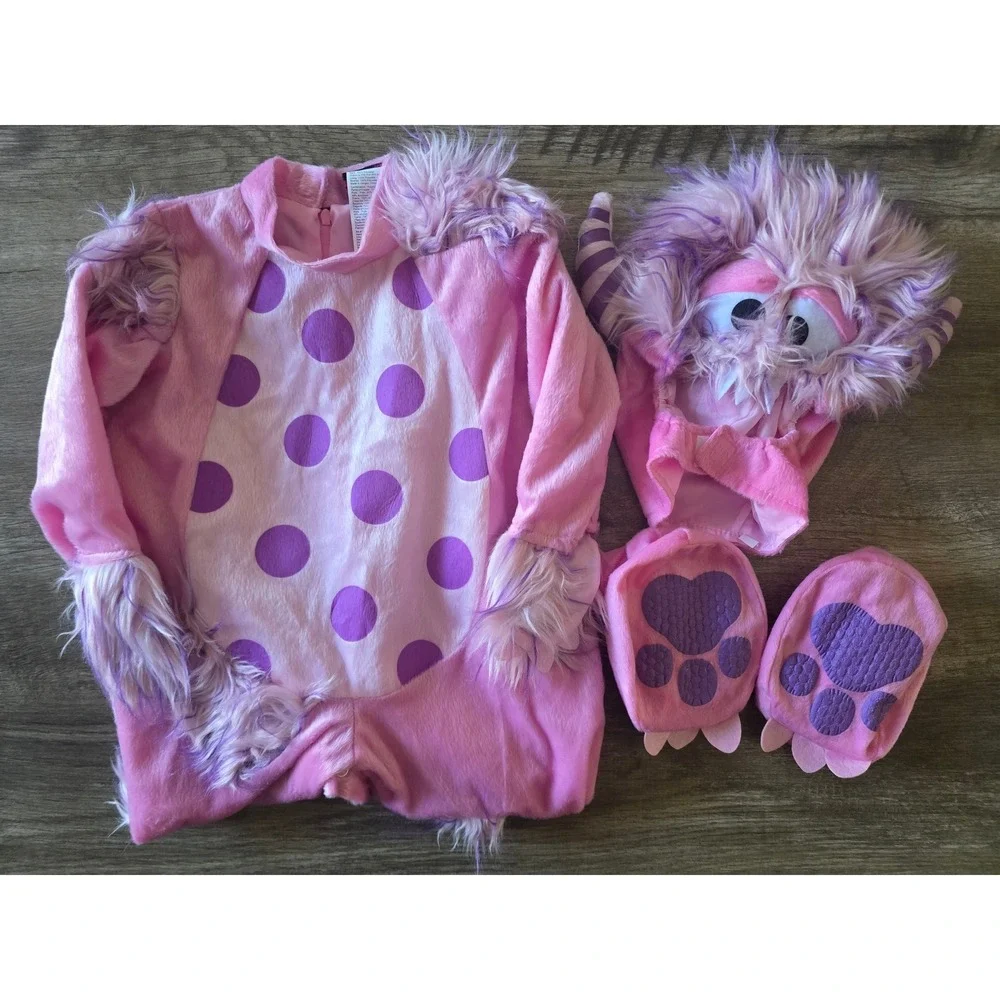 InCharacter Lil Pink Monster Infant Costume Set Pink Purple CK6068 Size 6-12M